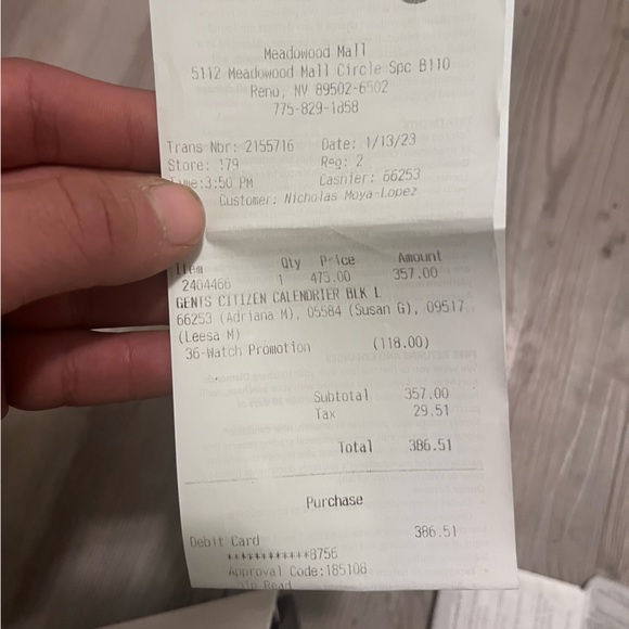 Calendrier Citizen Moonphase Watch (SOLD) - Picture 3 of 7